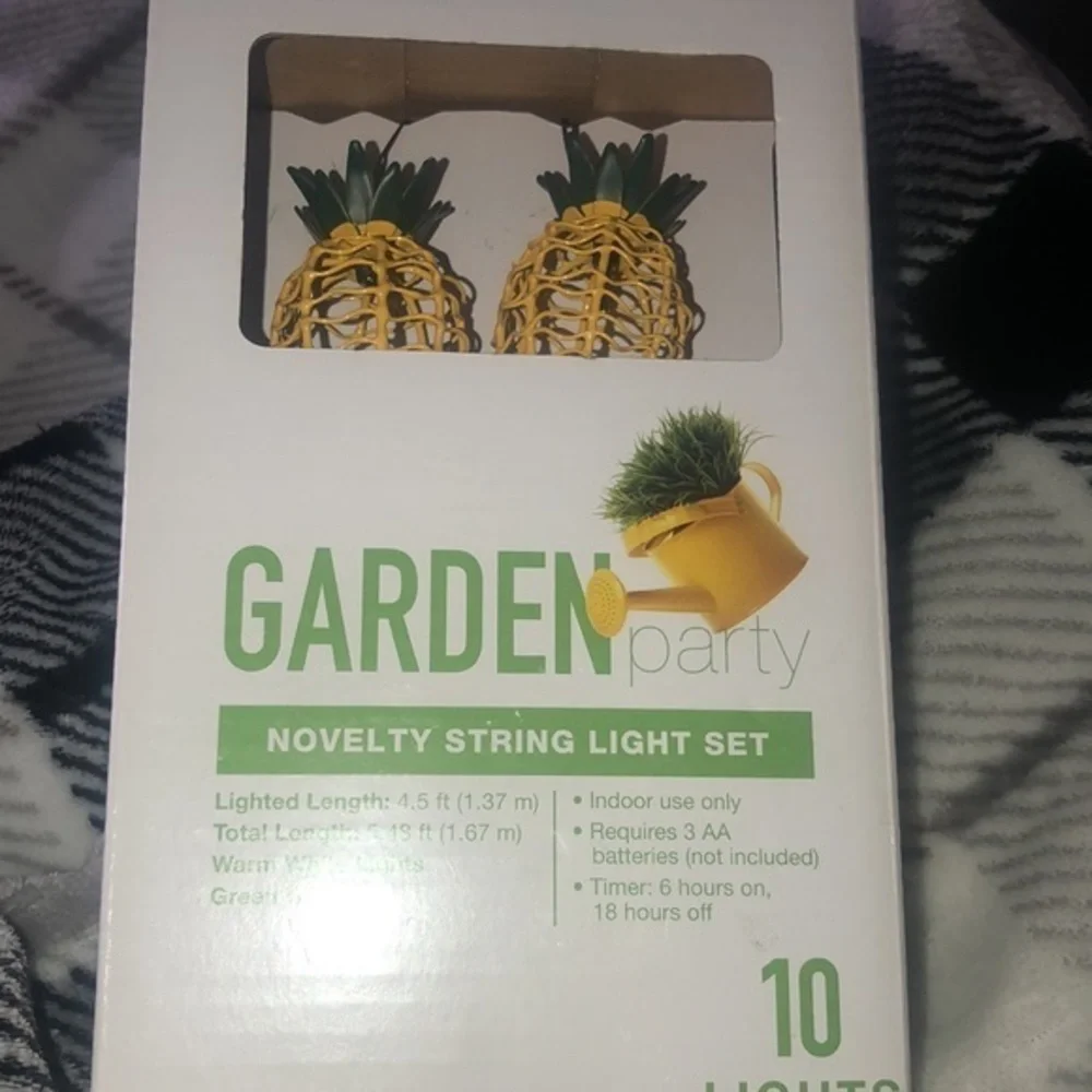 Pineapple Novelty String Light Set Warm‎ White New